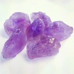 Purple Natural AMETHYST chunks rock Geode Minerals Natural Gemstones 1/2 lb Lot - Picture 1 of 2