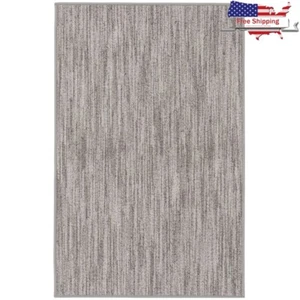 Spaced Dyed Indoor Area Rug Durable Machine Made Fade Resistant Easy Clean New - Picture 1 of 8