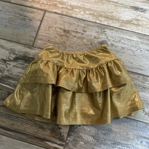 Gold Metallic Skirt - Picture 1 of 2