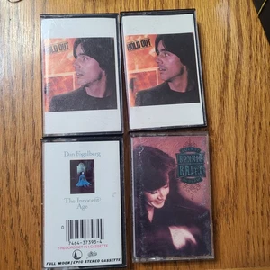 Jackson Browne Bonnie Raitt Dan Fogelberg Cassette Lot 3 1970s Folk Soft Rock - Picture 1 of 5