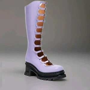 DR,MARTENS Revocation Stiefel KIKI x MARC JACOBS Leder Farbe Lila - Bild 1 von 11