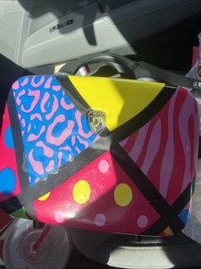 HEYS TRIBECA 12inch HARDCASE MAKEUP/COSMETICS CARRY ON BAG RARE DESIGN - Picture 1 of 7