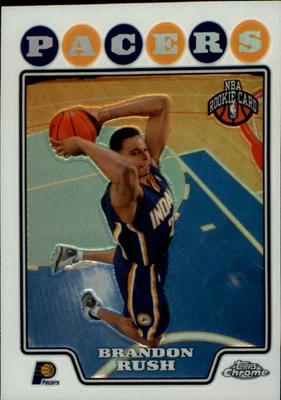 2008-09 Topps refractores cromados #219 Brandon Rush - BSK Foto 1 de 2