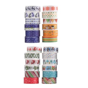 24 Rolls Taschenband Aufkleber Für Geschenkverpackungen DIY-Bänder - Bild 1 von 12