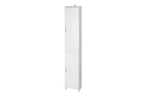 Livarno Home Anstellschrank mit 3 höhenverstellbaren Einlegeböden 190 cm Weiß - Bild 1 von 3