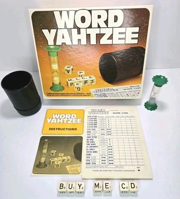 Milton Bradley Word Yahtzee Game 1978 - Complete - Image 1 of 4