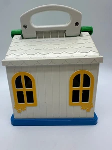 Vintage 1980s Little Tikes Todle Tots Family House Portable Dollhouse-No FIgures - Picture 1 of 7
