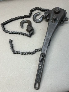 Antique Coffing Manual Lever Chain Hoist Parts Or Art - Picture 1 of 12