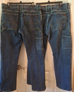 2 Dickies Men's Baggy Carpenter Jeans Size 34 x 32 Blue Skater Relaxed Fit Lot B - Picture 1 of 23