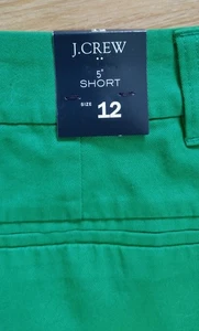J. Crew Damengröße 12 Shorts neu mit Etikett grün kostenloser Versand - Bild 1 von 4