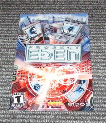 Project Eden (Instruction Manual Only) Playstation 2 Authentic - Image 1 of 2