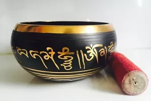 More details for very large tibetan singing bowl 5 inches diameter/ yoga/ meditation/gong