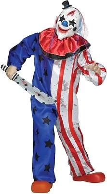 Boys Evil Clown Costume - Image 1 of 3