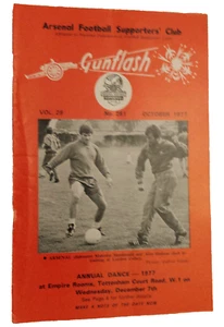 Gunflash - Arsenal Football Supporters Club Magazine Vol 29 No 281 Oct.1977 - Picture 1 of 1