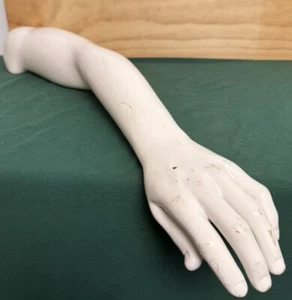 White Male Mannequin Arm With Hand - Picture 1 of 6