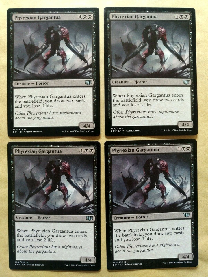 4x Phyrexian Gargantua - MTG Commander 2014 C14 Uncommon Excellent (EX) - Imagen 1 de 1