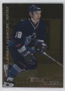 1999-00 ITG Be A Player Millennium Signature Series Gold Steve Kariya Rookie RC