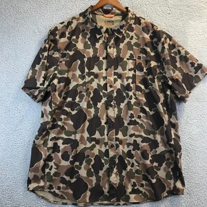 Magellan Outdoors Hunt Gear Shirt Men's Outdoor 3XL Rip-Stop Short Sleeve Vented - Picture 1 of 12