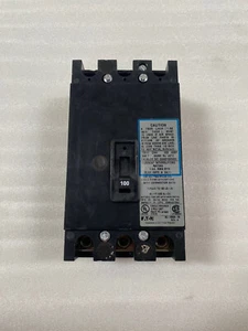 INTERRUPTOR DE CIRCUITO EATON CHH3100H2X 3 POLOS 100 AMP 240V tipo CHH - Imagen 1 de 18