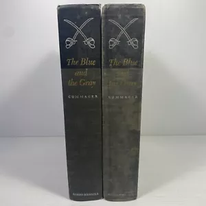 The Blue and The Gray Volume 1 & 2 by Henry Steele Commager Hardcover Civil War - Picture 1 of 13