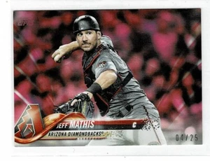 2018 TOPPS MINI ON DEMAND PINK 474 JEFF MATHIS #d 04/25 ARIZONA DIAMONDBACKS - Picture 1 of 1