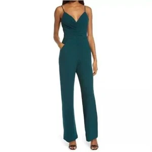 Dress The Population Emmet Jumpsuit Size S NWT $258 Green - Picture 1 of 5