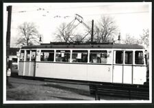 Fotografie Berlin-Rudow, Straßenbahn-Triebwagen Nr. 6304 der Linie 47 