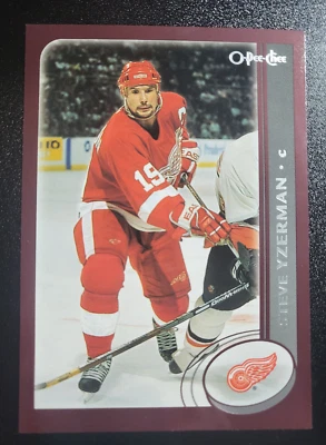 2002-03 O-Pee-Chee Hockey Jumbo Card 3 1/2" x 4 1/2" #7 of 25 Steve Yzerman - Image 1 of 2