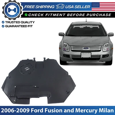 Front Under Cove Engine Splash Shield For 2006-09 Ford Fusion and Mercury Milan - Image 1 of 4