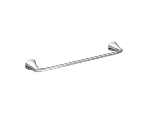 Moen Lindor 18-in Chrome Wall Mount Single Towel Bar MY8718CH - Picture 1 of 3
