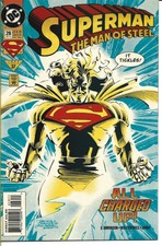 SUPERMAN THE MAN OF STEEL #28 DC COMICS 1993 BAGGED AND BOARDED