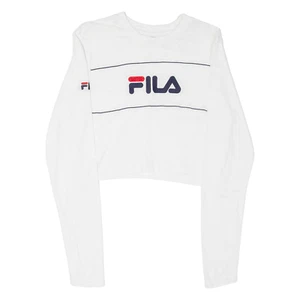 FILA Womens T-Shirt White Long Sleeve S - Picture 1 of 6