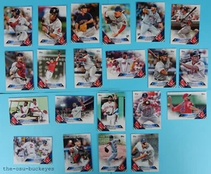 2016 Topps Boston Red Sox Team Set 33 Cards Series 1 and 2 and Updates Ortiz - Picture 1 of 2