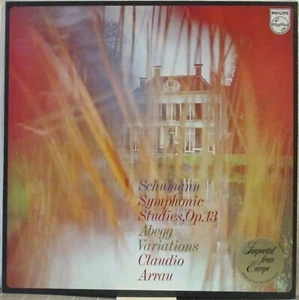 SCHUMANN Symphonic Studies, op. 13 / Abegg Variations LP Claudio Arrau, piano  - Picture 1 of 1