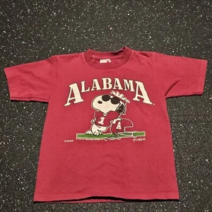 Vintage 70s Alabama Joe Cool College University Football T Shirt Small 6-8 - Picture 1 of 6