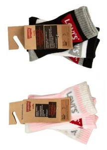 Baby girl sock LEVI'S 3 pairs short socks girl boy with logo item L0079 - Picture 1 of 5