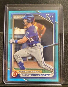 Carson Roccaforte 2024 Bowman Sky Blue #353/499 - Royals - Picture 1 of 2
