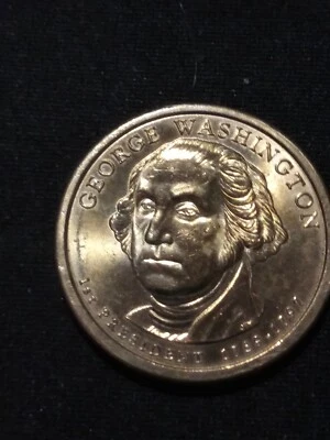 Vintage 2007 D U.S. Mint George Washington  $1 Dollar Coin in Holder Mint - Image 1 of 3