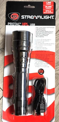 Streamlight PROTAC HPL USB Rechargeable Flashlight w/AC & DC Chargers #88078 - Image 1 of 4