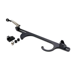 For 4150 4160 Aluminum Series Black Billet Throttle Cable Carb Bracket Black - Picture 1 of 11