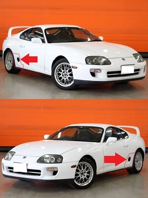 Toyota Genuine 93-98 Supra JZA80 White Quarter Panel Air Inlet Garnish RH LH Set - Изображение 1 из 4