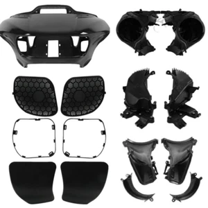 Headlight Fairing Speaker Grill Glove Box Air Duct Fit For Harley Road Glide 15+ - Picture 1 of 22