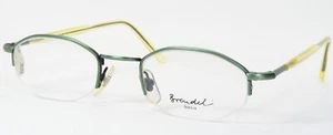Vintage Brendel 1516 11 Antique Green UNIQUE RARE EYEGLASSES 47-19-140mm Germany - Picture 1 of 11