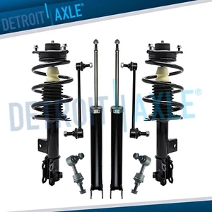 Front Struts w/Coil Spring Rear Shocks Sway Bars for Hyundai Sonata Kia Optima - Picture 1 of 7