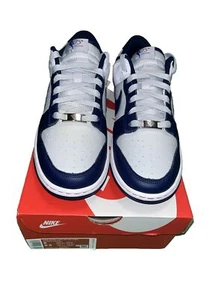 Size 8 - Nike Dunk Low EMB x NBA 75th Anniversary - Brooklyn Nets 2021 - Picture 1 of 5