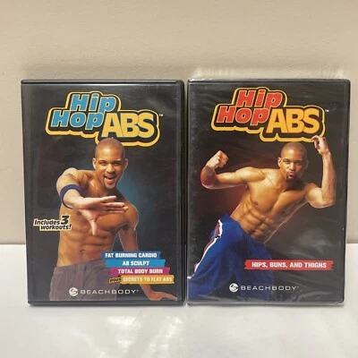 Beachbody Hip Hop Abs Shaun T 2 DVD Lot - 1 Sealed / 1 Pre Owned Free Shipping! - Image 1 of 4