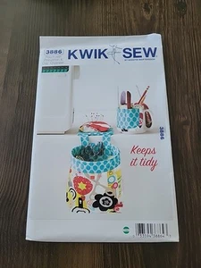 Kwik Schnittmuster 3886 Beutel mit Nadelkissen Tasse Organizer Wohndeko - Bild 1 von 2