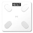 Bluetooth Körperfettwaage, USB, 59 Werte, Sprachfunktion