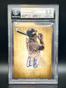 2014 Bowman Inception #PAAJ Aaron Judge GOLD /99 BGS 8.5 AUTO GRADE 10 Yankees - Picture 1 of 2