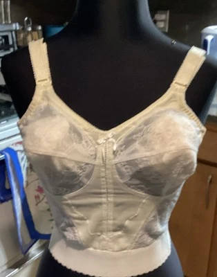 Vintage Bali Long Bra 36C 3300  - Image 1 of 4